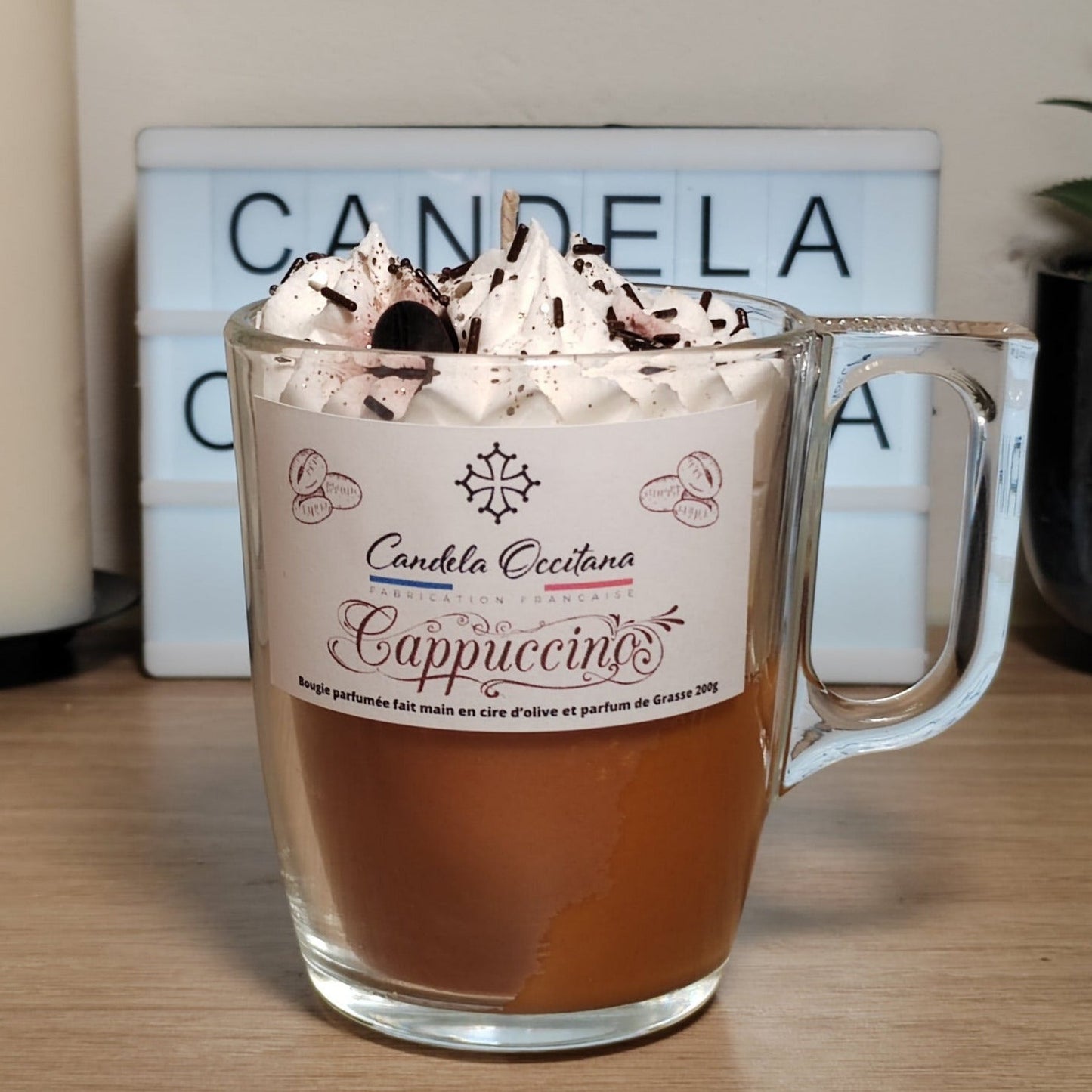 Bougie Gourmande - Parfum Cappucino