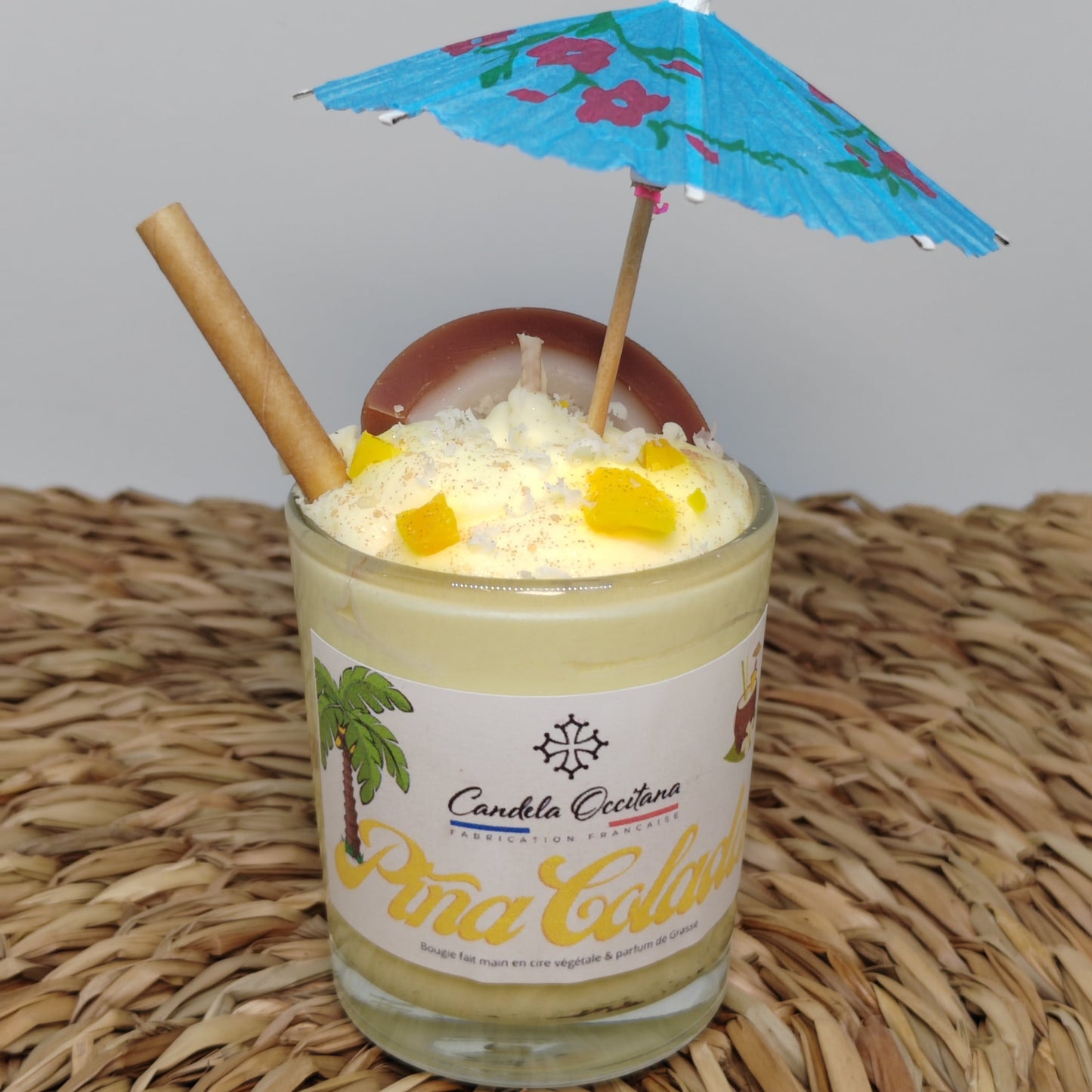 Bougie Gourmande - Parfum Piña Colada